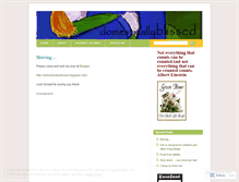 Tablet Screenshot of domesticallyblissed.wordpress.com