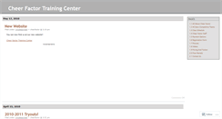 Desktop Screenshot of cheerfactor.wordpress.com