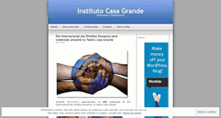 Desktop Screenshot of institutocasagrande.wordpress.com