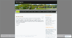 Desktop Screenshot of ilotgrignon.wordpress.com