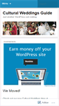 Mobile Screenshot of culturalweddings.wordpress.com