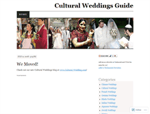 Tablet Screenshot of culturalweddings.wordpress.com