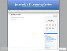 Tablet Screenshot of jrcanedo2.wordpress.com