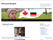 Tablet Screenshot of advanceddenglish.wordpress.com