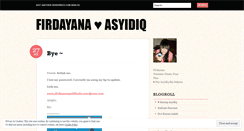 Desktop Screenshot of firdayana.wordpress.com