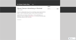 Desktop Screenshot of adsplashmedia.wordpress.com