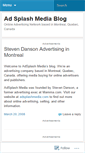 Mobile Screenshot of adsplashmedia.wordpress.com