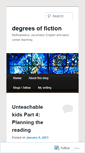 Mobile Screenshot of degreesfiction.wordpress.com