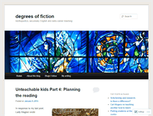 Tablet Screenshot of degreesfiction.wordpress.com