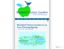 Tablet Screenshot of bluebirdvictorygarden.wordpress.com