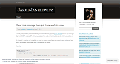 Desktop Screenshot of jcubic.wordpress.com