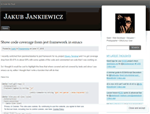 Tablet Screenshot of jcubic.wordpress.com