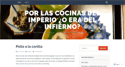 Desktop Screenshot of cocina.wordpress.com