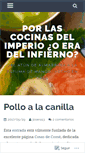 Mobile Screenshot of cocina.wordpress.com