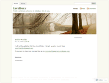 Tablet Screenshot of liveholy.wordpress.com