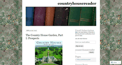 Desktop Screenshot of countryhousereader.wordpress.com