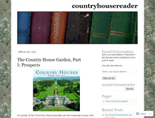 Tablet Screenshot of countryhousereader.wordpress.com