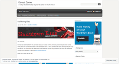 Desktop Screenshot of myfriendcorey.wordpress.com