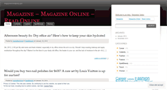 Desktop Screenshot of magazineol.wordpress.com