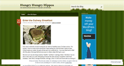 Desktop Screenshot of hungryhippopotami.wordpress.com