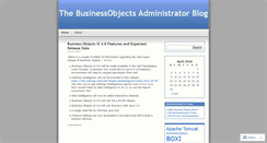 Desktop Screenshot of busobj.wordpress.com