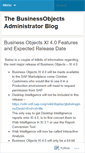 Mobile Screenshot of busobj.wordpress.com