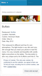 Mobile Screenshot of dininginlebanon.wordpress.com