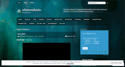 Desktop Screenshot of adammukmin.wordpress.com