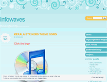 Tablet Screenshot of infowaves.wordpress.com