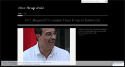 Desktop Screenshot of onedroprule.wordpress.com
