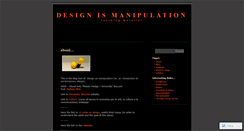 Desktop Screenshot of designismanipulation.wordpress.com