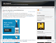 Tablet Screenshot of hrfishbowl.wordpress.com
