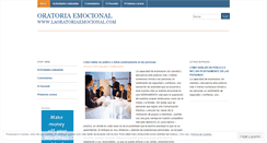 Desktop Screenshot of oratoriaemocional.wordpress.com