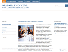 Tablet Screenshot of oratoriaemocional.wordpress.com