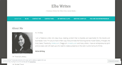 Desktop Screenshot of elbawrites.wordpress.com