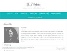 Tablet Screenshot of elbawrites.wordpress.com