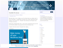Tablet Screenshot of impoliteconversation.wordpress.com