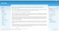 Desktop Screenshot of mobrule.wordpress.com