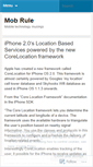 Mobile Screenshot of mobrule.wordpress.com