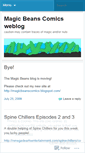 Mobile Screenshot of magicbeans23.wordpress.com