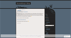 Desktop Screenshot of ncwedding.wordpress.com
