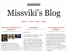 Tablet Screenshot of missviki.wordpress.com