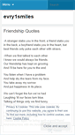 Mobile Screenshot of evry1smiles.wordpress.com