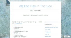 Desktop Screenshot of allthefishinthesea.wordpress.com