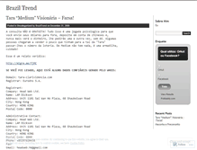 Tablet Screenshot of braziltrend.wordpress.com