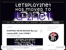 Tablet Screenshot of letsplay2ne1.wordpress.com