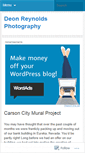 Mobile Screenshot of deonreynolds.wordpress.com