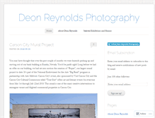 Tablet Screenshot of deonreynolds.wordpress.com