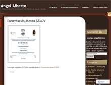 Tablet Screenshot of angelalbertoo.wordpress.com