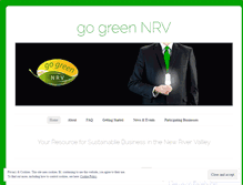 Tablet Screenshot of gogreennrv.wordpress.com